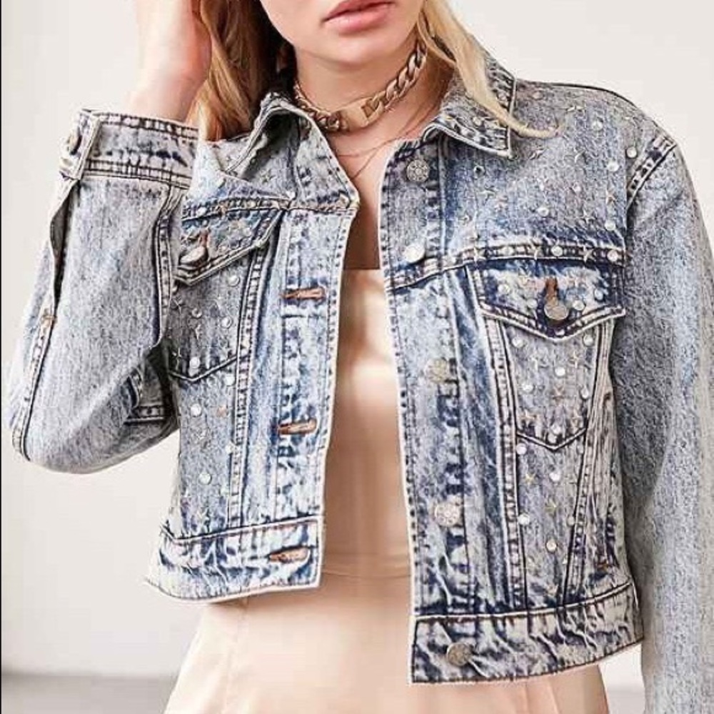BDG embellished denim jacket